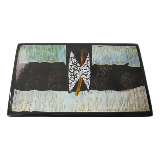 Small Modern Lacquer Enamel Box For Sale