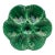 French Green Oyster Plate Luneville, Circa 1940 For Sale
