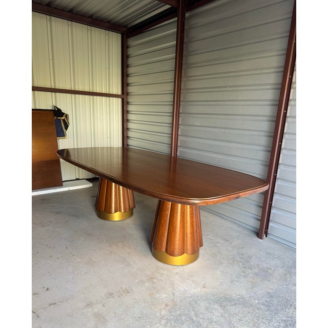 Baker Furniture Company Barbara Barry for Baker Furniture Peplum Dining Table For Sale - Image 4 of 12