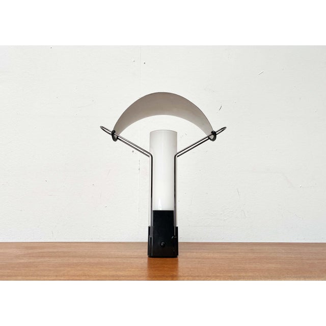 Postmodern Italian Palio Table Lamp by Perry King, S. Miranda for Arteluce, 1980s For Sale - Image 11 of 18