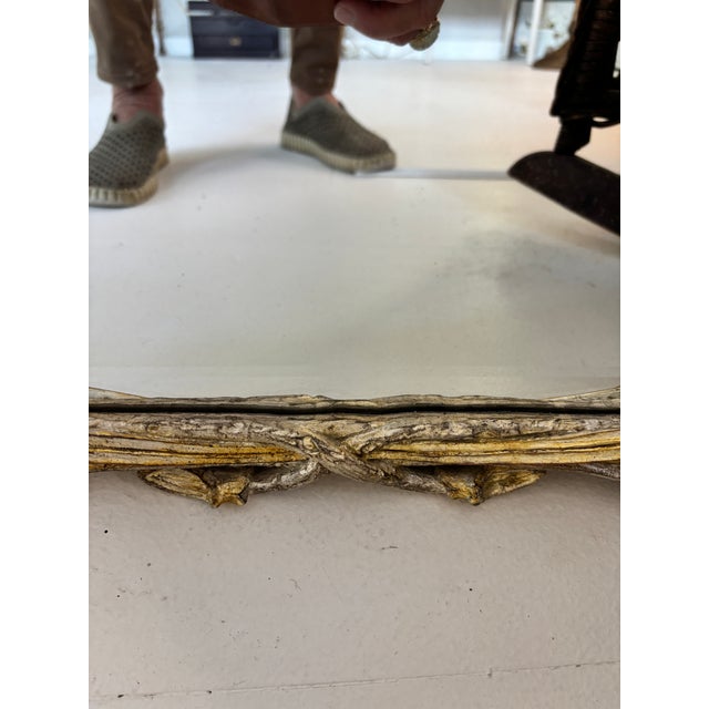 1970s Elegant Gold Gilt Mirror — “Cat O Nine Tails” For Sale - Image 14 of 16