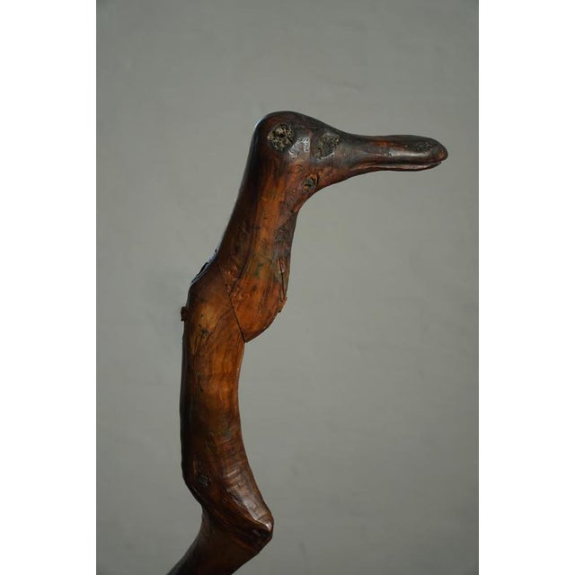 French Artist, Abstract Organic Carved Bird Form, 1960s, Wood For Sale - Image 3 of 18