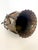 Black Copper Vase with Wrought Iron Snake and Leaves attributed to Alessandro Mazzucotelli, 1890s For Sale - Image 8 of 15