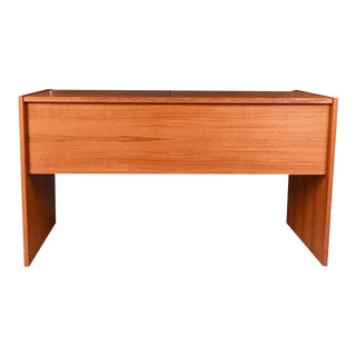 1970s Mid Century Danish Teak Drafting Desk For Sale