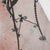 Metal Metal Perch with Turtles and Wrought Iron Grotesques For Sale - Image 7 of 9