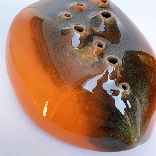 Brown Italian Spatial Concept Vase, 1960s For Sale - Image 8 of 12