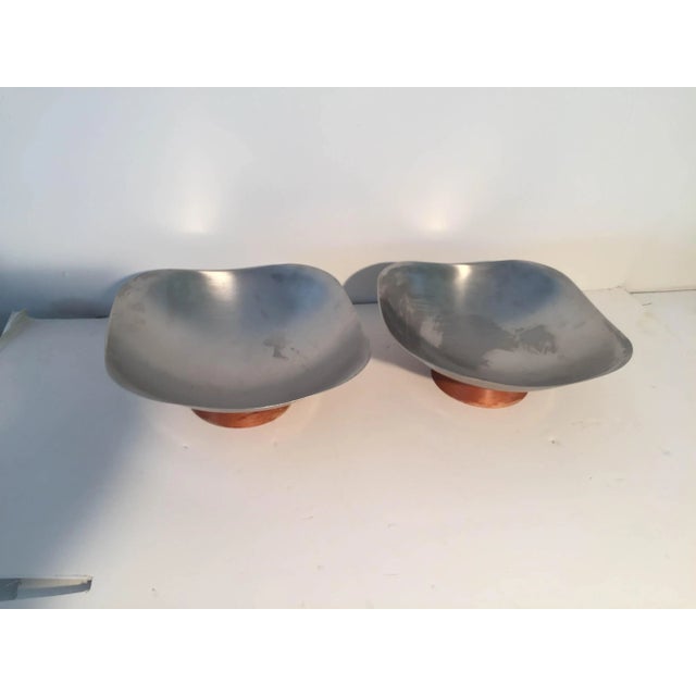 Mid-Century Modern Mid-Century Stainless Steel Bowls - A Pair For Sale - Image 3 of 9
