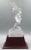 Crystal Glass Golfer on Wooden Base from Sevres France For Sale - Image 5 of 18
