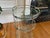 Round Chrome Bar Serving Cart With Glass Shelves For Sale - Image 4 of 12