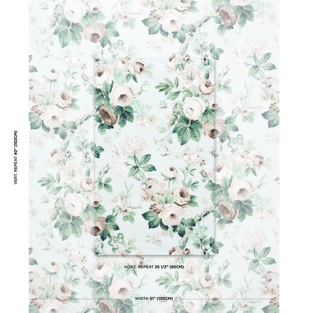 Voluptuous rose blossoms are the hallmark of Nancy Floral, a crisp glazed cotton that is printed in France. It's an...
