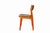 Dining Chairs in Teak and Black Vinyl Upholstery, Set of 5 For Sale - Image 3 of 8