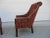 Contemporary Maroon Hekman Howard Miller Tufted Side Chairs For Sale - Image 3 of 12