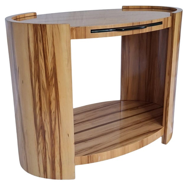 LastChance!Estate Hard Maple Clear Lacquered Side Table For Sale - Image 10 of 10