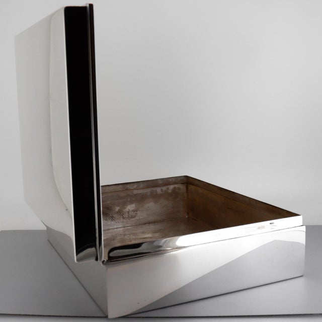 Metal Mid-Century Tiffany & Co. Sterling Silver Dresser or Table Box For Sale - Image 7 of 8