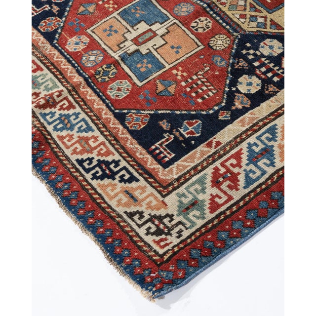 Antique Oriental Animal Design Runner Rug 3'4 X 8'5 For Sale - Image 9 of 17