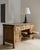 Early 20th century industrial wood and metal desk with two (2) integrated swing out stools by E.H. Sheldon & Co. Sometimes...