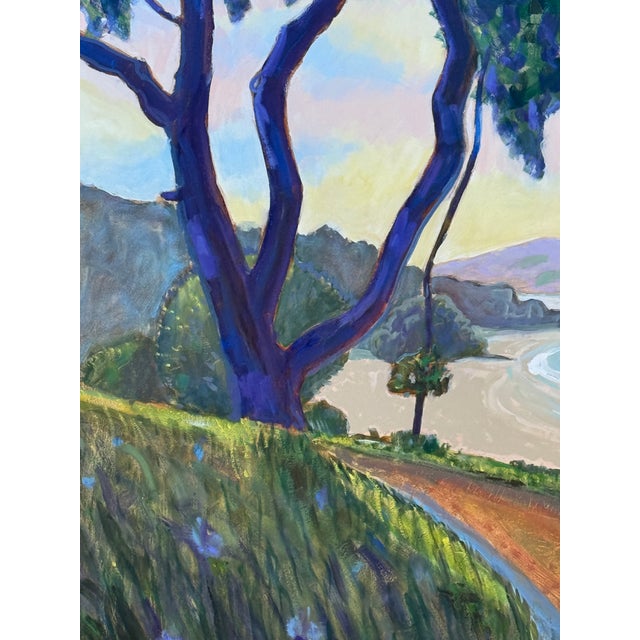 Impressionist Large Expressionist California Landscape Oil on Canvas Hartman For Sale - Image 3 of 7