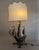 Large Sailing Ship Lamp Sculpture in Wrought Iron, 1950 For Sale - Image 5 of 18