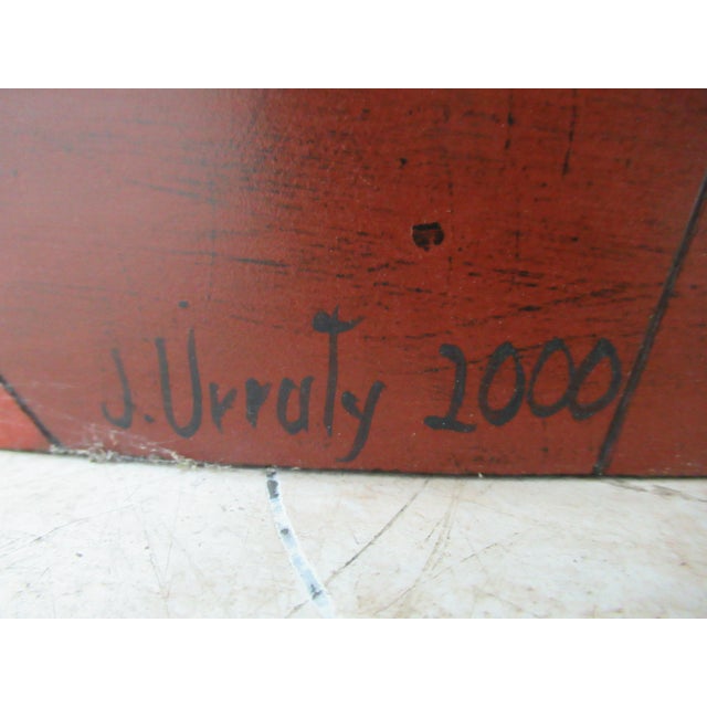 Modern 1990s Vintage Custom Joel Urruty Post Modern Bench Seat Settee For Sale - Image 3 of 13