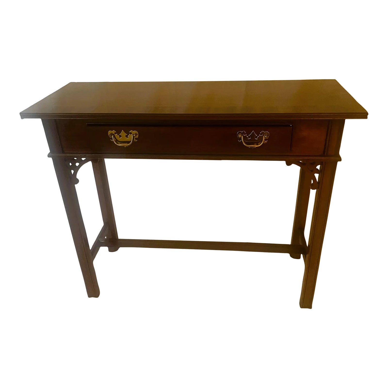 Councill Craftsman Mahogany Georgian Style Console | Chairish