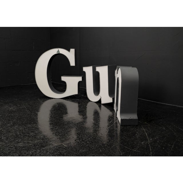 Gun LED Letters, 1980s, Set of 3 For Sale - Image 6 of 18