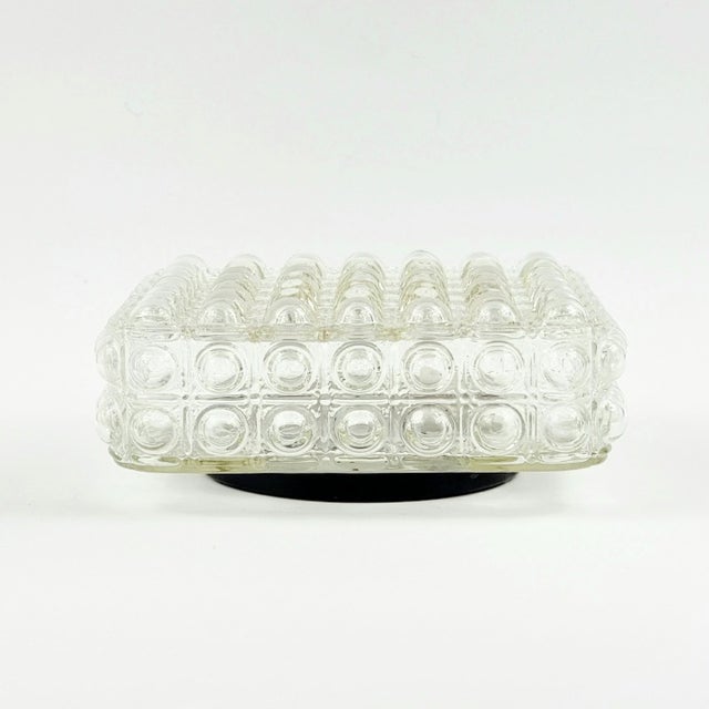 Glass Mid-Century Bubble Glass Ceiling Light/Flush Mount by Helena Tynell for Limburg, Germany, 1970s For Sale - Image 7 of 8
