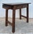 Late 19th Century Side Table Handmade Carved Oak Wood For Sale - Image 4 of 6