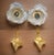 1910 French Art Nouveau Gilt Bronze Dragonfly Wall Sconces Satin Glass Rose Shades a - Pair For Sale - Image 11 of 12