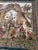 Elegant French tapestry from the late 20th century or early 21th century, woven on the jacquard looms in the traditional...