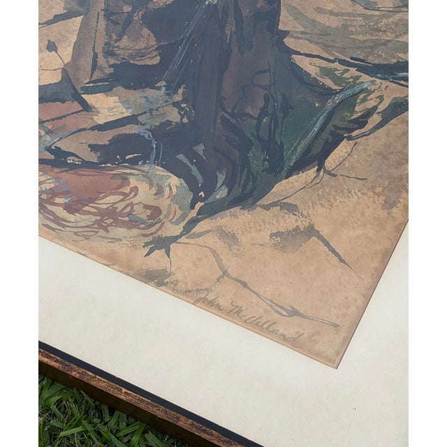 Late 20th Century John McClelland Abstract Landscape Painting For Sale - Image 5 of 12