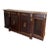Antique 19th Century French Empire Style Mahogany Sideboard With Gilt Bronze Mounts & Marble Top For Sale