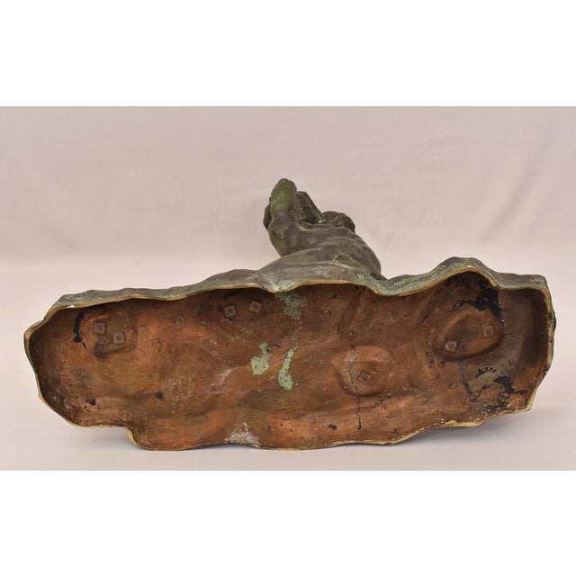 Alexandre Ouline, Art Deco Warrior Man, 20th Century, Bronze For Sale - Image 10 of 12