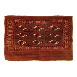 Handmade Antique Turkmen Yomud Rug