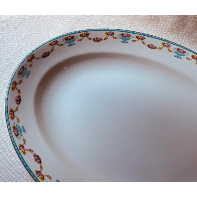 1930s Grindley & Co "The Royston" Bone China Meat Platter – Vermont Estate Find For Sale - Image 12 of 18