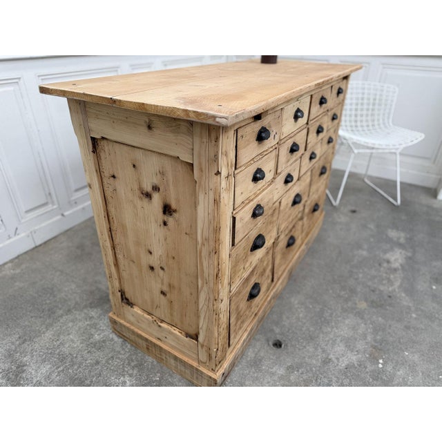Antique Workshop Cabinet with 18 Drawers, 1890s For Sale - Image 5 of 10