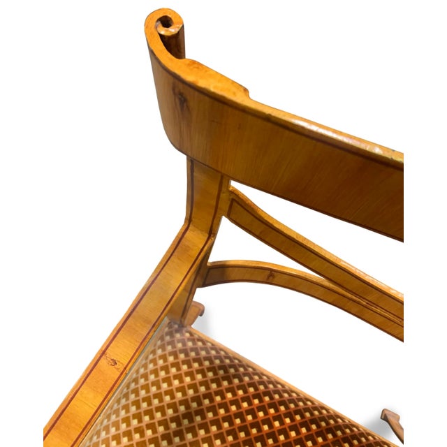 Metal Vintage Bespoke Metal Calypso Chair in Amber and Gold Velvet For Sale - Image 7 of 8