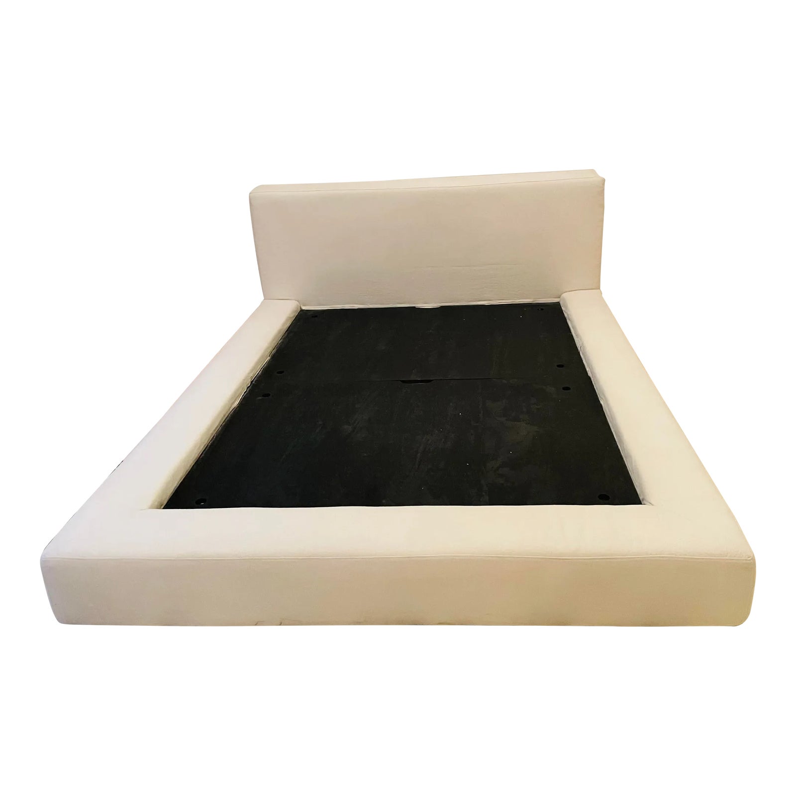 Restoration Hardware Cloud Upholstered Slipcovered Queen Platform Bed Chairish