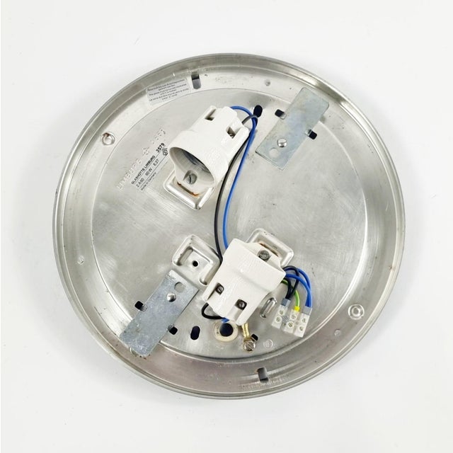 Geometric Transparent Glass Ceiling Lights from Limburg, Germany, 1970s, Set of 2 For Sale - Image 10 of 13