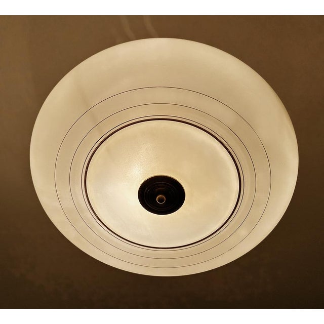Art Deco Pendant Light in Ivory Glass, 1930s For Sale - Image 15 of 18