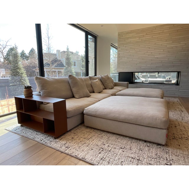 Antonio Citterio Flexform "Groundpiece" Sectional Sofa For Sale - Image 4 of 15