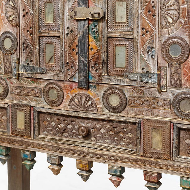Vintage Indian Damchiya Dowry Chest, 1950s For Sale - Image 4 of 9