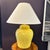 Fantastic Palm Beach Hollywood Regency restored large yellow glazed ginger jar table lamp. The bright yellow glazing is...