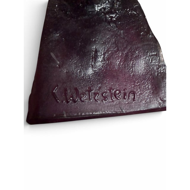 Daum France "Parsifal" Pâte-De-Verre Sculpture by Claude Wetzstein – Limited Ed. 104/200 For Sale - Image 9 of 9