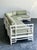 Vintage Rattan and Fabric Sectional Sofa After Ficks Reed For Sale - Image 10 of 18