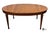 Vintage Drexel Heritage Laurette Collection French Provincial Style Mahogany Parquet Extension Dining Table For Sale - Image 11 of 12