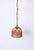 Wood French Riviera Round Pendant in Rattan and Wicker, Italy, 1970s For Sale - Image 7 of 12