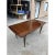 Long French Art Deco exotic Macassar Ebony Masterpiece dining table or writing desk. The table has a beautiful Macassar...