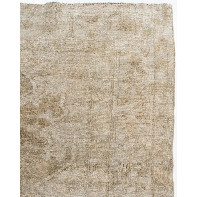 From Kars in the North East of Turkey these vintage hand knotted light colored rugs are similar to Oushaks and are among...