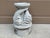 Gray Vintage Neoclassical Cast Stone Triple Dolphin Garden Pedestal For Sale - Image 8 of 11
