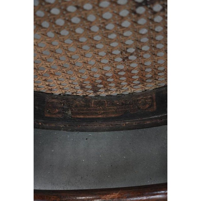 Vintage Wooden Bistro Chairs by Jacob & Josef Kohn Wien, Set of 6 For Sale - Image 15 of 18